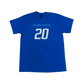 Boise State Broncos Men's Select "Fielder" Name and Number Basketball T-Shirt (Blue)