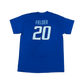 Boise State Broncos Men's Select "Fielder" Name and Number Basketball T-Shirt (Blue)