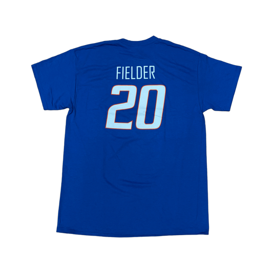 Boise State Broncos Men's Select "Fielder" Name and Number Basketball T-Shirt (Blue)