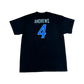 Boise State Broncos Men's Select "Andrews" Name and Number Basketball T-Shirt (Black)