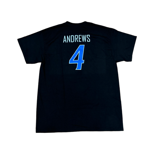 Boise State Broncos Men's Select "Andrews" Name and Number Basketball T-Shirt (Black)