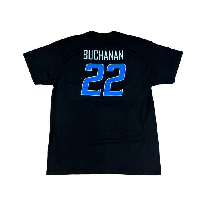 Boise State Broncos Men's Select "Buchanan" Name and Number Basketball T-Shirt (Black)