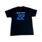 Boise State Broncos Men's Select "Buchanan" Name and Number Basketball T-Shirt (Black)