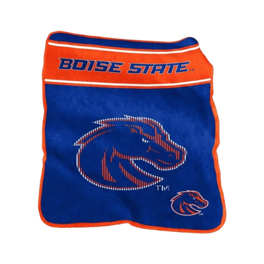 Boise State Broncos Logo Brands 60x80 Raschell Throw