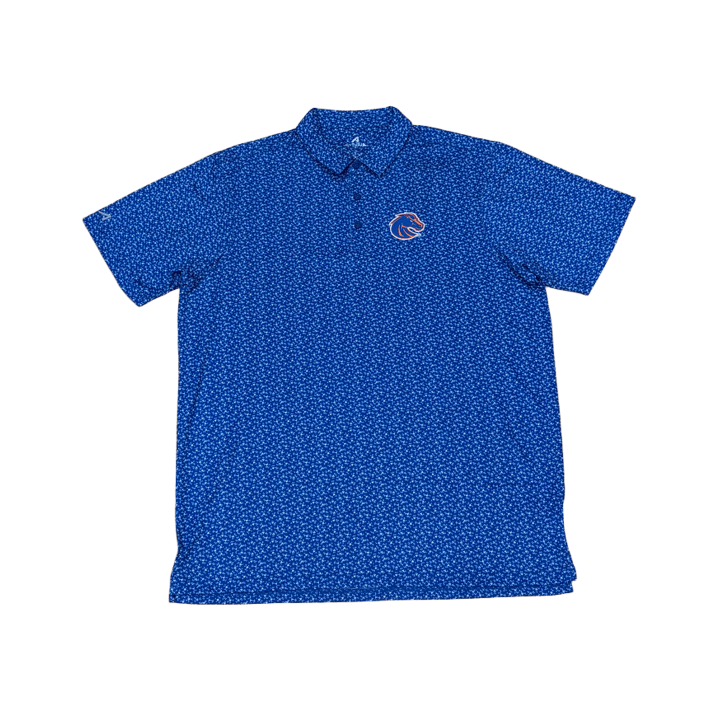 Boise State Broncos Men's Antigua Polo (Blue)