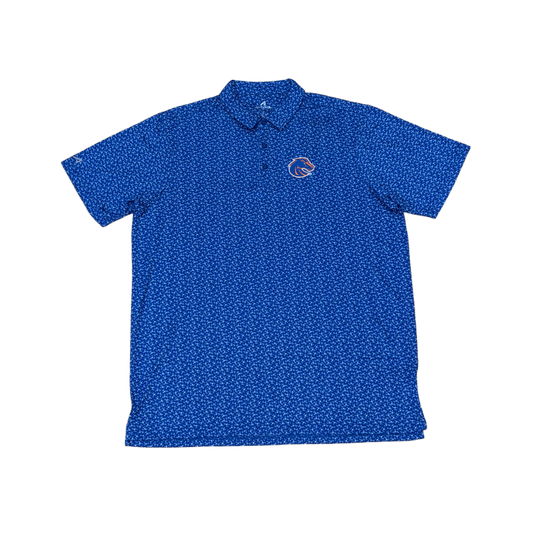 Boise State Broncos Men's Antigua Polo (Blue)