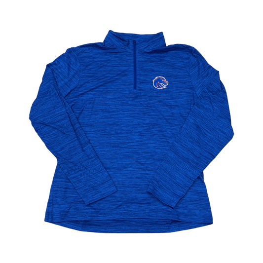 Boise State Broncos Men's Antigua 1/4 Zip Jacket (Blue)