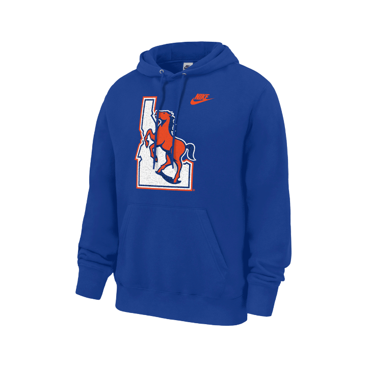 Boise State Broncos Men's Nike Blue Turf 40th Anniversary Vault Hoodie (Blue)