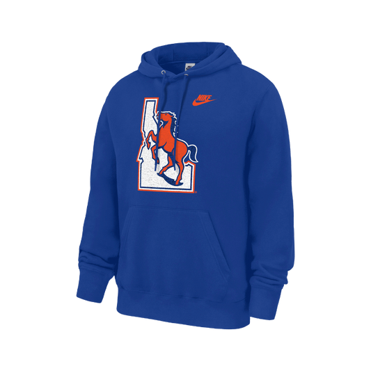 Boise State Broncos Men's Nike Blue Turf 40th Anniversary Vault Hoodie (Blue)