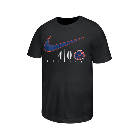 Boise State Broncos Men's Nike Blue Turf 40th Anniversary T-Shirt (Black)
