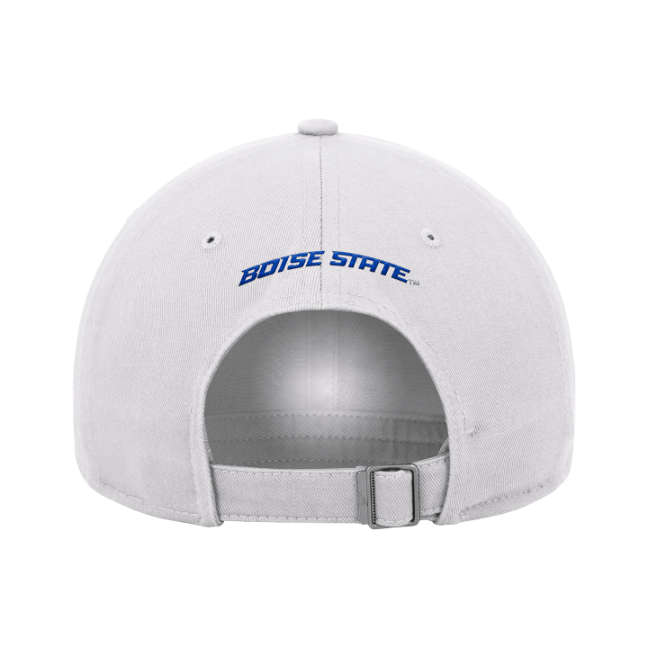 Boise State Broncos Nike Club Emblem Unstructured On-Field Adjustable Hat (White)