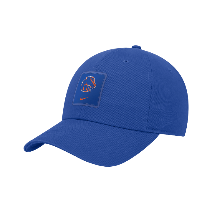 Boise State Broncos Nike Club Emblem Unstructured On-Field Adjustable Hat (Blue)