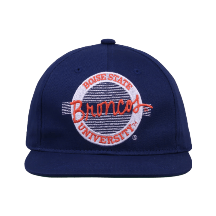 Boise State Broncos The Game Retro Snapback Hat (Blue)