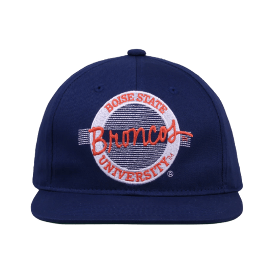 Boise State Broncos The Game Retro Snapback Hat (Blue)