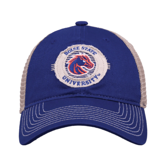 Boise State Broncos The Game Unstructured Snapback Trucker Hat (Blue)