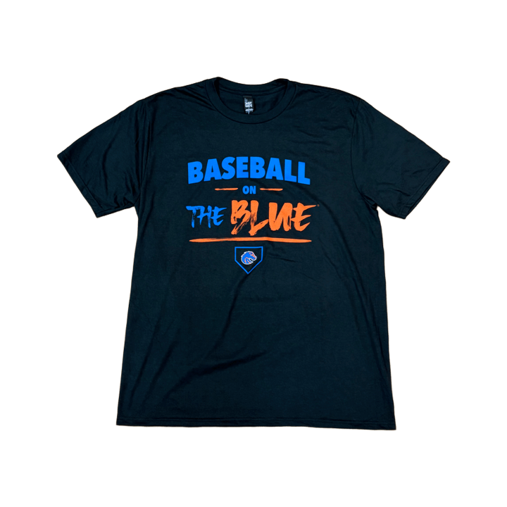 Boise State Broncos Men's Select "Baseball on the Blue" T-Shirt (Black)