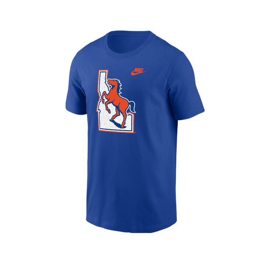Boise State Broncos Men's Nike Blue Turf 40th Anniversary Vault T-Shirt (Blue)