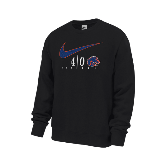 Boise State Broncos Men's Nike Blue Turf 40th Anniversary Crewneck Sweatshirt (Black)