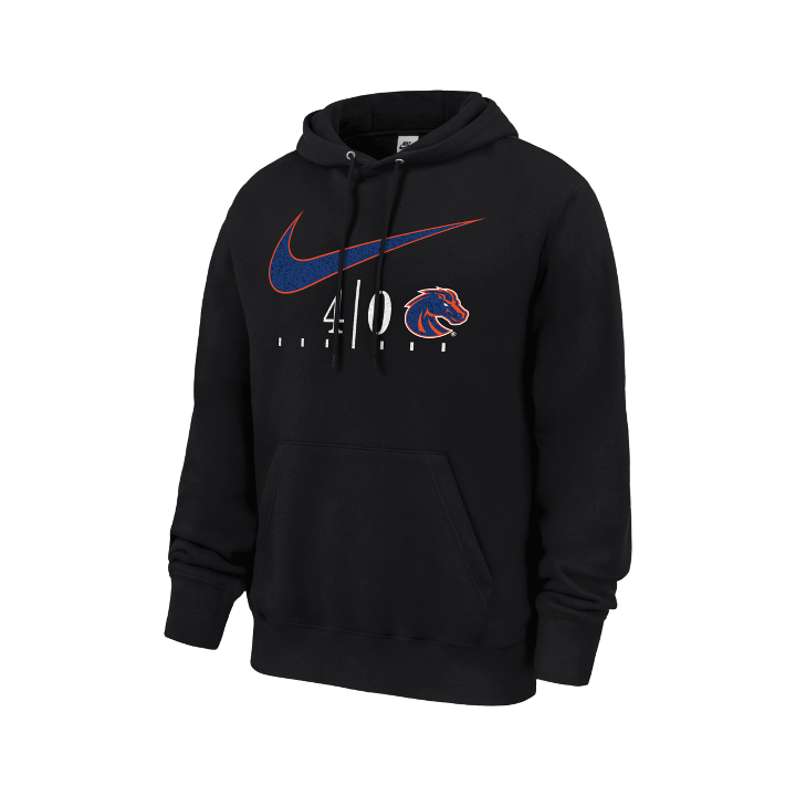 Boise State Broncos Men's Nike Blue Turf 40th Anniversary Hoodie (Black)