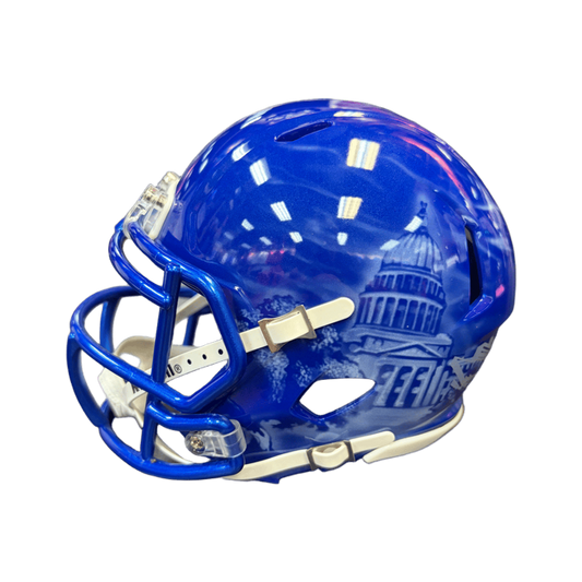 all blue football helmet Boise State Broncos Mini Speed The LIGHT LS2 Composite Varsity Football Helmet delivers all 360 of pure beauty.