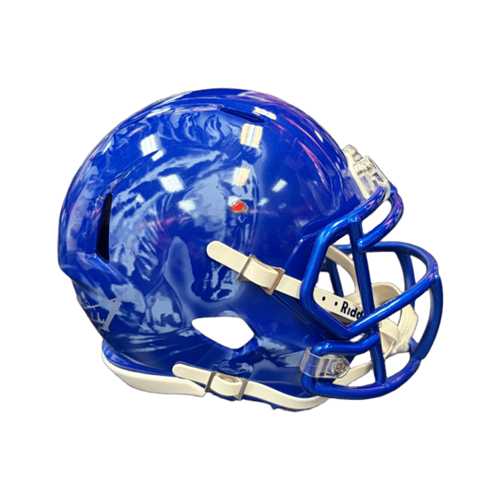 Boise State Broncos Riddell 208 Front Porch Mini Replica Helmet (Blue)