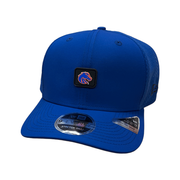 Boise State Broncos New Era Micro Logo Mesh 9Seventy Stretch-Snapback Hat (Blue)