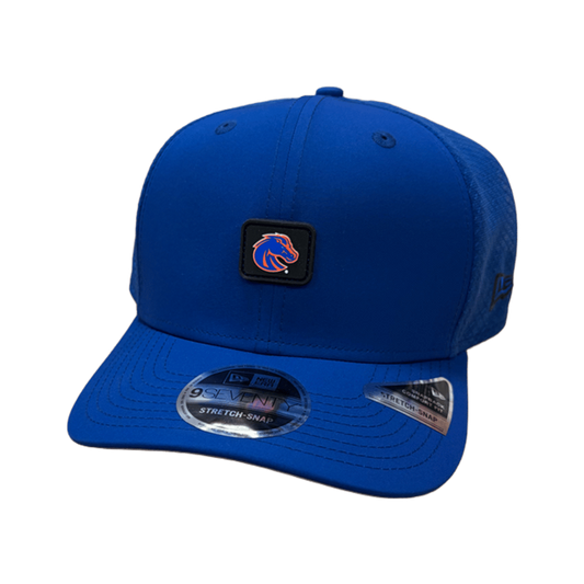 Boise State Broncos New Era Micro Logo Mesh 9Seventy Stretch-Snapback Hat (Blue)