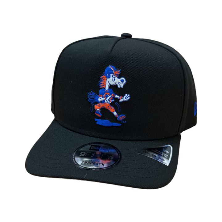 Boise State Broncos New Era Puddle Jumper 9Fifty A-Frame Snapback Hat (Black)