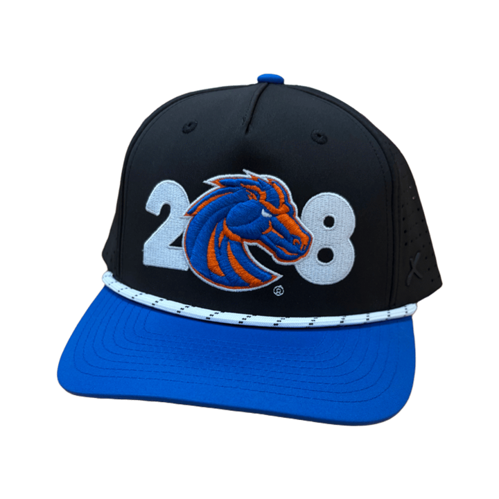 Boise State Broncos CapX Rope 208 Snapback Hat (Black/Blue)
