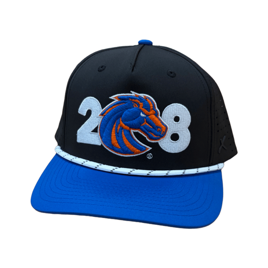 Boise State Broncos CapX Rope 208 Snapback Hat (Black/Blue)