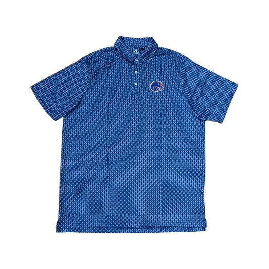 Boise State Broncos Men's Antigua Football Polo (Blue)