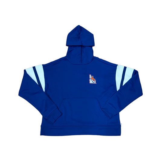 Boise State Broncos Women's Antigua Semi-Cropped Vault Hoodie (Blue)
