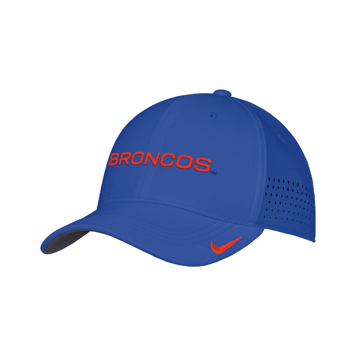 Boise State Broncos Nike Club On-Field "Broncos" Flex Fit Hat (Blue)