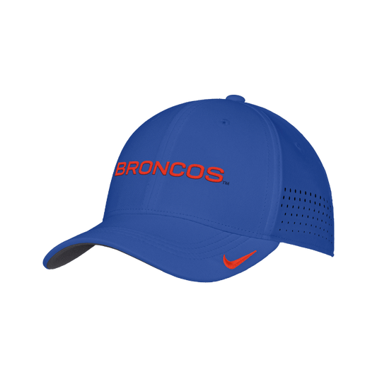 Boise State Broncos Nike Club On-Field "Broncos" Flex Fit Hat (Blue)