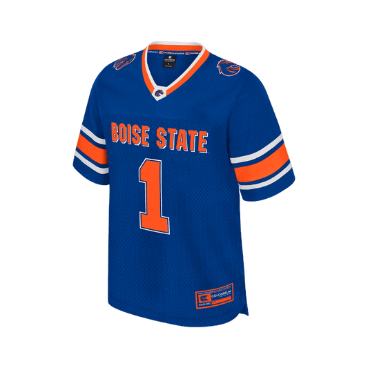 Boise State Broncos Men's Colosseum Football Fan Jersey (Blue)