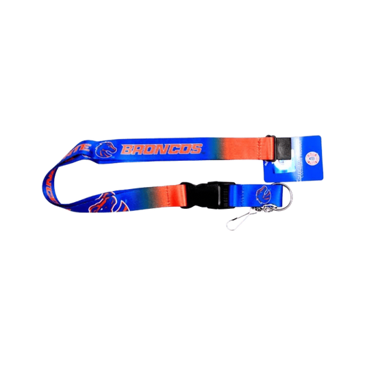 Boise State Broncos Ombre Lanyard (Blue/Orange)