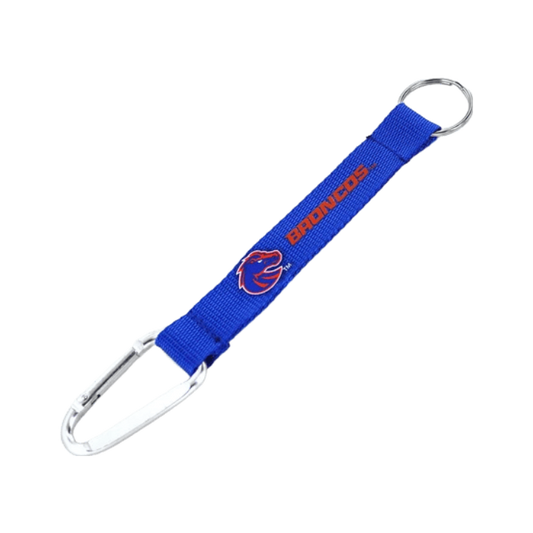 Boise State Broncos Carabiner Keychain (Blue)