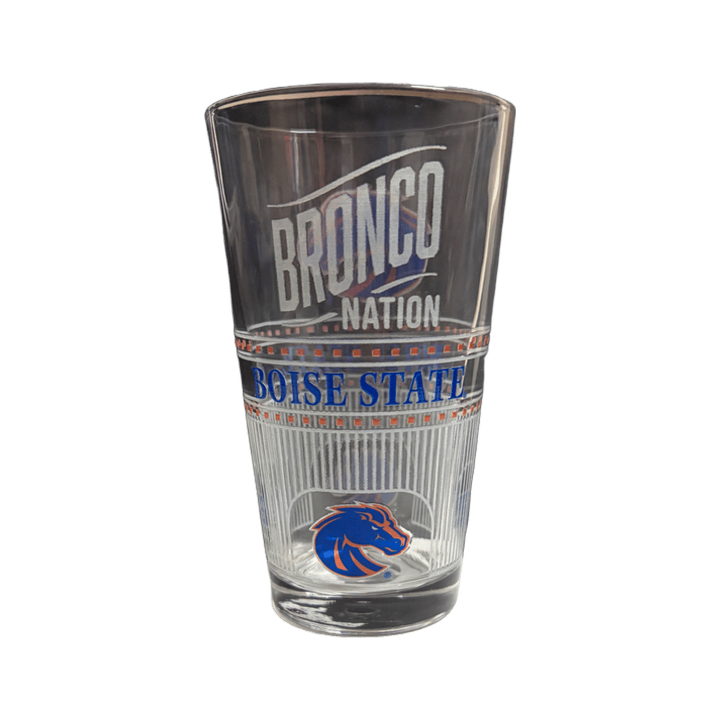 Boise State Broncos Great American Products Pint Glass