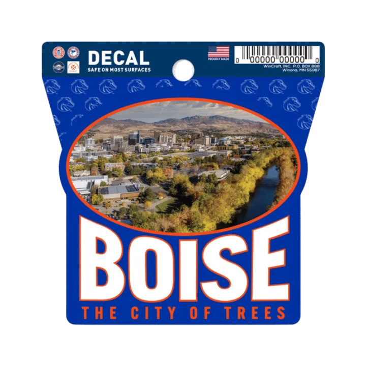 Boise State Broncos Wincraft 3x4 Clean Cut Outdoor Decal