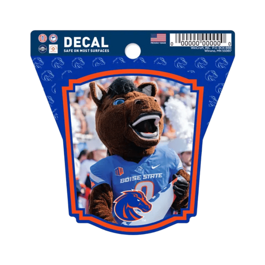 Boise State Broncos Wincraft 3x4 Clean Cut Buster Decal