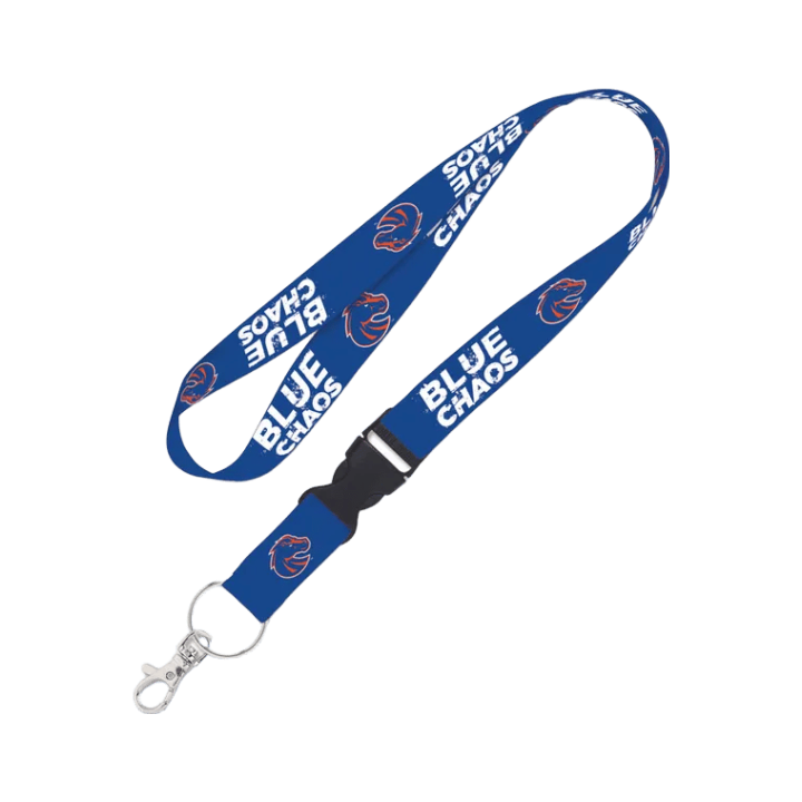 Boise State Broncos Wincraft "Blue Chaos" Lanyard (Blue)