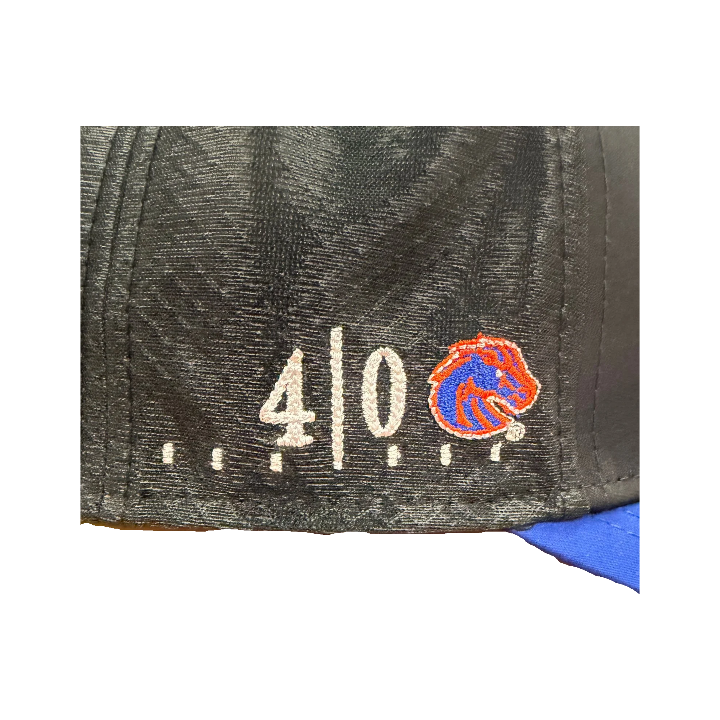 Boise State Broncos New Era Blue Turf 40th Anniversary Vault Mesh 9Seventy Stretch-Snapback Hat (Black/Blue)