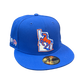 Boise State Broncos New Era Blue Turf 40th Anniversary Vault 59Fifty Fitted Hat (Blue)