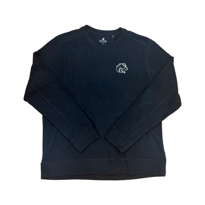 Boise State Broncos Men's Antigua Crewneck Sweatshirt (Black)