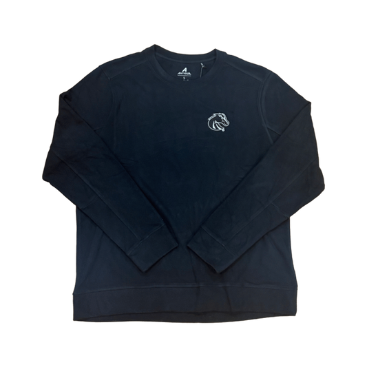 Boise State Broncos Men's Antigua Crewneck Sweatshirt (Black)