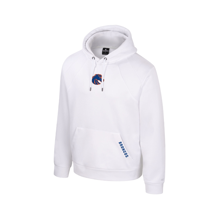 Boise State Broncos Men's Colosseum Hoodie (White)