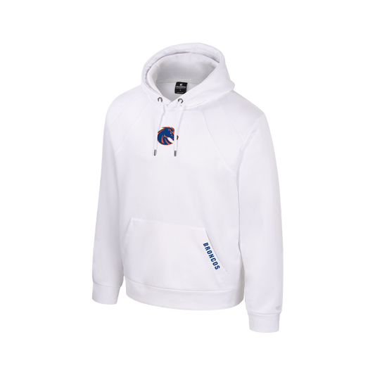 Boise State Broncos Men's Colosseum Hoodie (White)