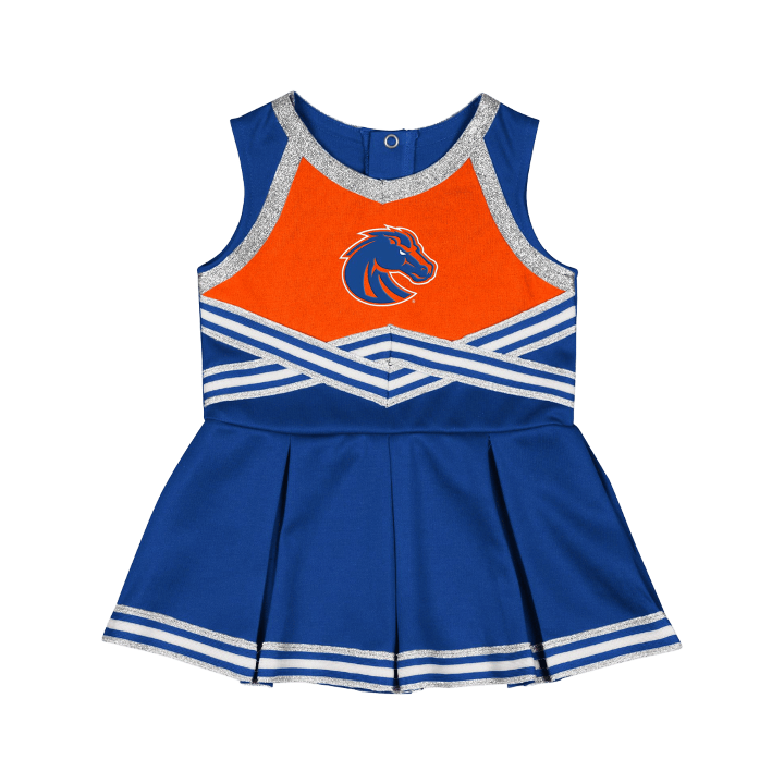 Boise State Broncos Infant Colosseum Cheerleader Onesie (Blue/Orange)
