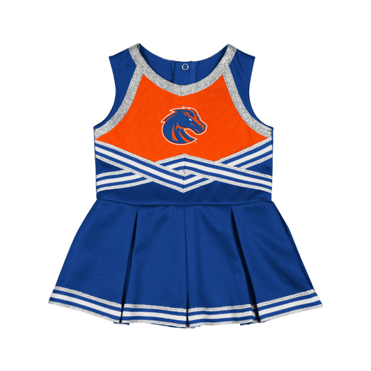 Boise State Broncos Infant Colosseum Cheerleader Onesie (Blue/Orange)