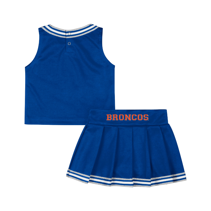 Boise State Broncos Toddler Colosseum Cheerleader Onesie (Blue/Orange)